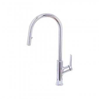Baterie Bucatarie cu Dus Extractabil, Inox SUS304, Crom
