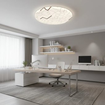 Plafoniera LED 31W, 35 cm, 3000K/4000K/6000K, Alb, Lumina Reglabila