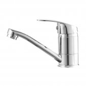 Baterie Lavoar, Pipa Pivotanta, Lungime 15CM, Cartus Ceramic, Crom, Racord Inclus