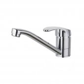 Baterie Lavoar, Pipa Pivotanta, Lungime 15CM, Cartus Ceramic, Crom, Racord Inclus