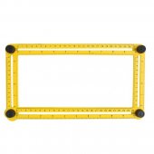Echer - Rigla, multi-unghiulara 31 x 18 Cm, Material ABS