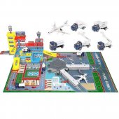 Joc interactiv pentru copii Pista Aeroport, Masinute si Avion 