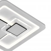 Lustra LED KEREN 24W, Diametru 26cm, Patrata, lumina Rece/Calda/Neutra, Alb