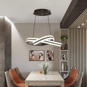 Lustra LED suspendata cu telecomanda INFINITY LOOP 92W