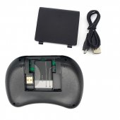 Mini Tastatura wireless 2.4 GHz iluminata RGB,  pentru TV Box si Mini PC, Android OS, Smart TV