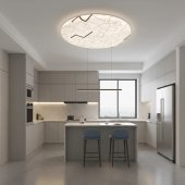 Plafoniera LED 31W, 35 cm, 3000K/4000K/6000K, Alb, Lumina Reglabila
