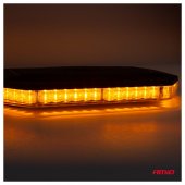 Rampa luminoasa girofar, culoare Orange, alimentare 12 24V, 48 LED-uri, protectie IP56, montaj cu magnet