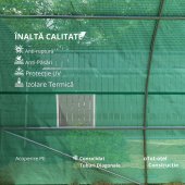 Sera Gradina 8 x 3 x 2 m, Verde, PE si Cadru din Otel