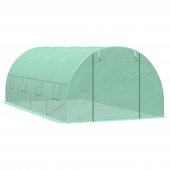 Sera Tip Tunel pentru Plante, Verde 5.95 x 3 x 2 m