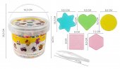 Set Margele de Calcat 5000 Piese, 10 Culori, Forme Incluse, Joc Creativ Copii