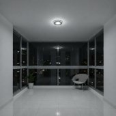Spot LED ORBITA 5W, Rotund, Lumina Rece 6000K + RGB, Incastrat, Alb