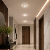 Spot LED ORBITA Model 2, 5W, Rotund, Lumina Rece 6000K + RGB, Incastrat, Alb