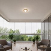 Spot LED ORBITA Model 4, 5W, Rotund, Lumina Rece/Calda, Bronz Antichizat, Incastrat
