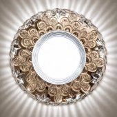Spot LED ORBITA Model 4, 5W, Rotund, Lumina Rece/Calda, Bronz Antichizat, Incastrat
