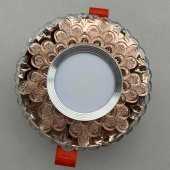 Spot LED ORBITA Model 4, 5W, Rotund, Lumina Rece/Calda, Bronz Antichizat, Incastrat