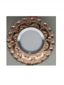 Spot LED ORBITA Model 5, 5W, Rotund, Lumina Rece/Calda, Bronz Antichizat, Incastrat