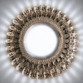 Spot LED ORBITA Model 6, 5W, Rotund, Lumina Rece/Calda, Bronz Antichizat, Incastrat