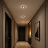 Spot LED ORBITA Model 7, 5W, Rotund, Lumina Rece/Calda, Bronz Antichizat, Incastrat