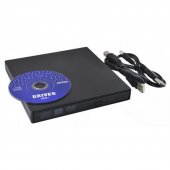 Unitate optica externa CD / DVD RW, USB SLIM negru