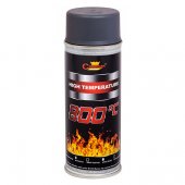 Vopsea Spray Rezistenta la Caldura pentru Etrieri, Culoare Antracit, 400ml - Champion Color, Rezistenta la Temperaturi de pana la 800°C